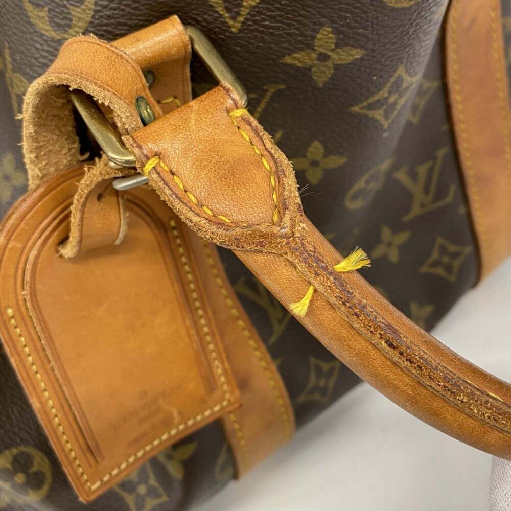 LOUIS VUITTON Brown Monogram Keepall 50 Boston Bag - Picture 8 of 13
